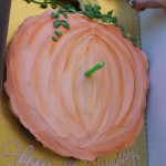 Pumpkin pull-apart cake